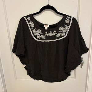 Boho Embroidered Blouse
